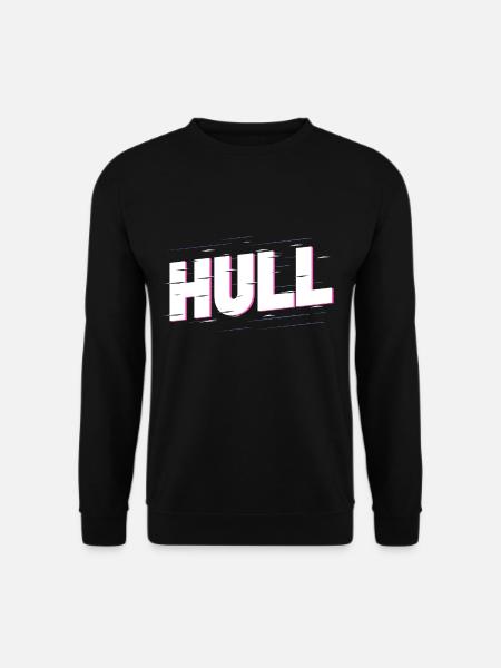Hull England UK City Font Home Love - Unisex Sweatshirt - black