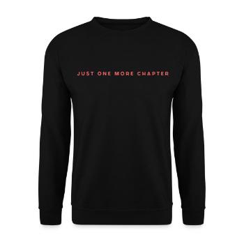 Just One More Chapter - Unisex Sweatshirt - black - Front - Alina (178cm) & Michal (187cm)