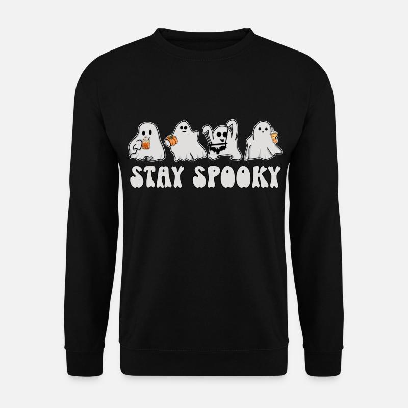 Fantômes Halloween - Restez effrayant - Sweat-shirt Unisexe - noir