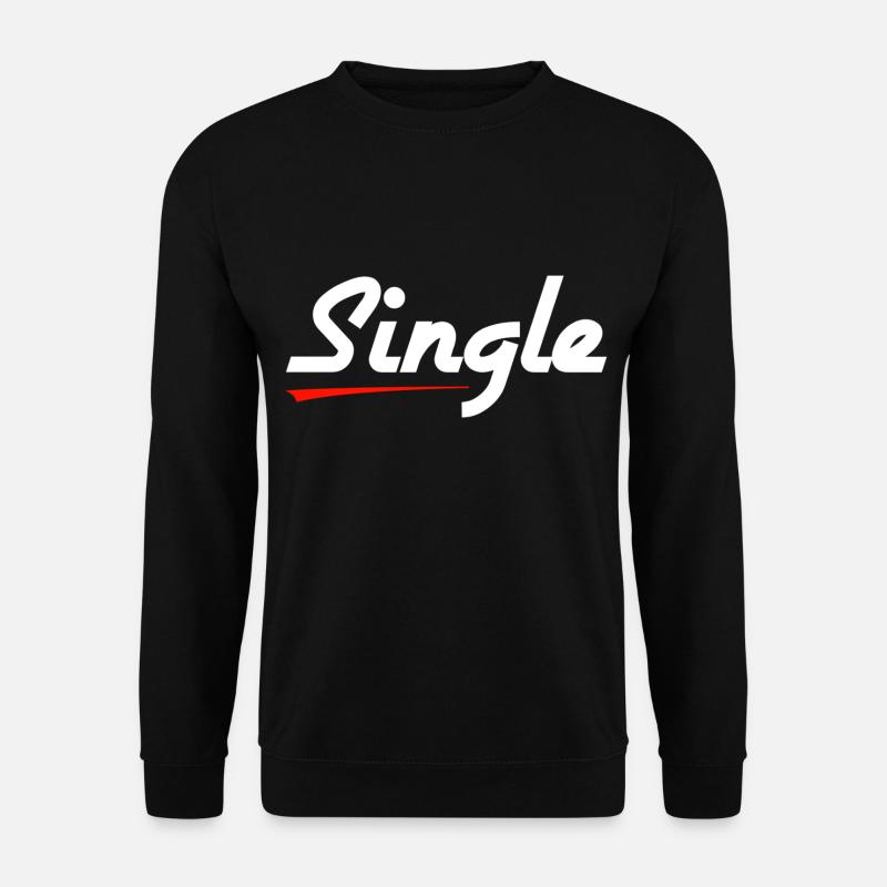 single - Unisex Sweatshirt - black