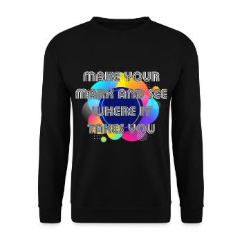 Faites votre marque et voyez où cela vous mèneChilds - Sweat-shirt Unisexe - noir - Devant - Alina (178cm) & Michal (187cm)