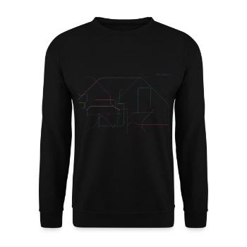 U-MOVE Türkei Griechenland - Unisex Pullover - Schwarz - Vorne - Alina (178cm) & Michal (187cm)