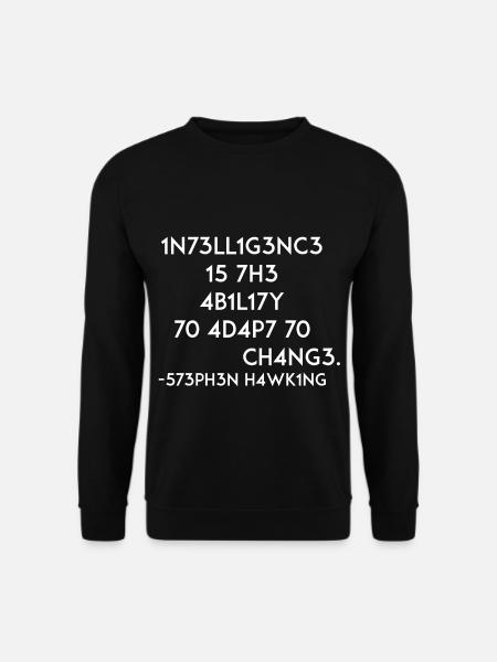 Physics Quote Quote Funny Programming Gift - Unisex Sweatshirt - black