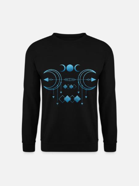 Symbol Vikings Shapes Culture - Unisex Sweatshirt - black