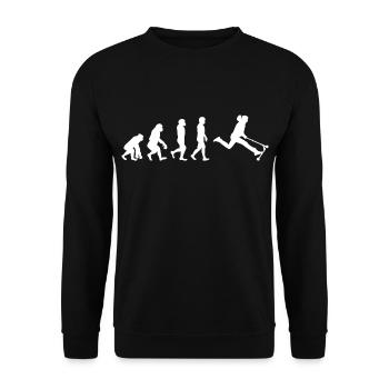 Stunt Scooter Freestyle Scootering Evolution - Sweat-shirt Unisexe - noir - Devant - Alina (178cm) & Michal (187cm)