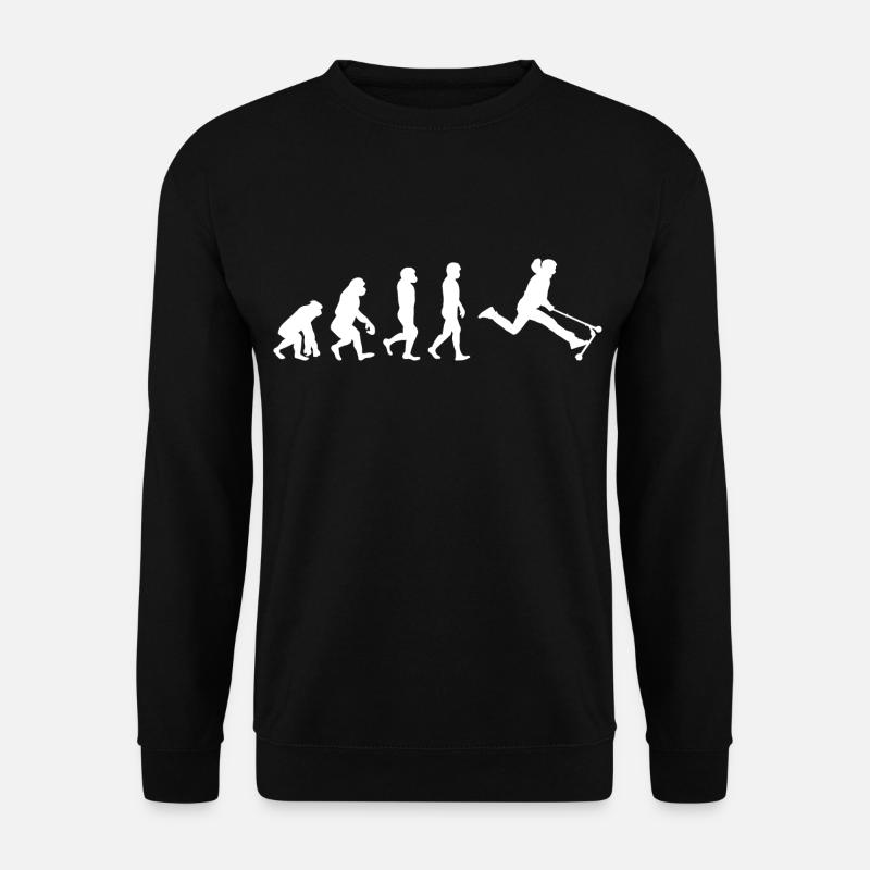 Stunt Scooter Freestyle Scootering Evolution - Unisex Pullover - Schwarz