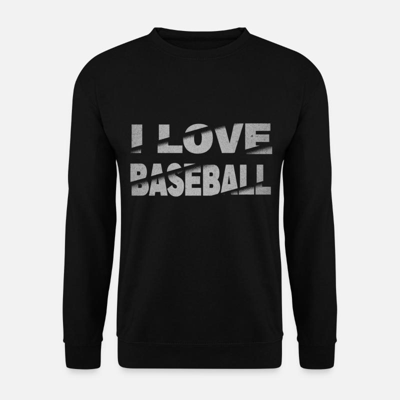 J’adore le baseball - Sweat-shirt Unisexe - noir