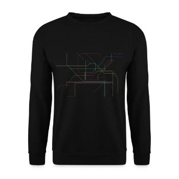 U-MOVE Norwegen Schweden Dänemark Finnland - Unisex Pullover - Schwarz - Vorne - Alina (178cm) & Michal (187cm)