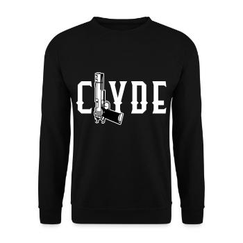 Bonnie & Clyde look partenaire - Sweat-shirt Unisexe - noir - Devant - Alina (178cm) & Michal (187cm)