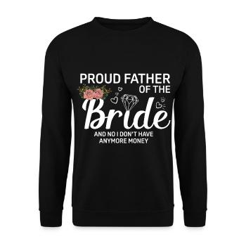 Best Papa Daddy Daddy Grandpa Father's Day T-Shirt - Unisex Sweatshirt - black - Front - Alina (178cm) & Michal (187cm)
