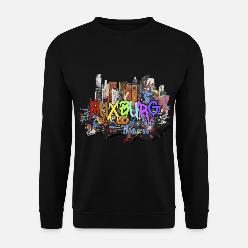 Auxburg in Graffiti Design Gift - Unisex Sweatshirt - black