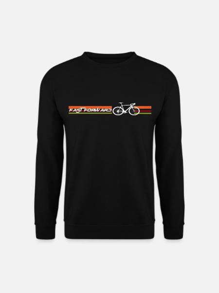 Bicycle design road bike - Unisex Sweatshirt - black