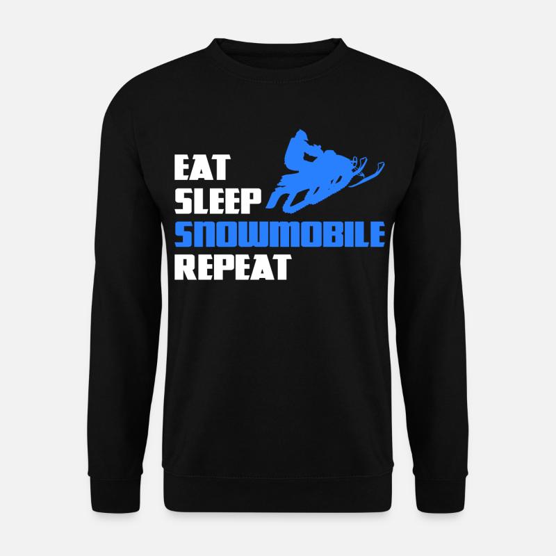 Snowmobile Snowmobile Winter Snowmobile - Unisex Sweatshirt - black