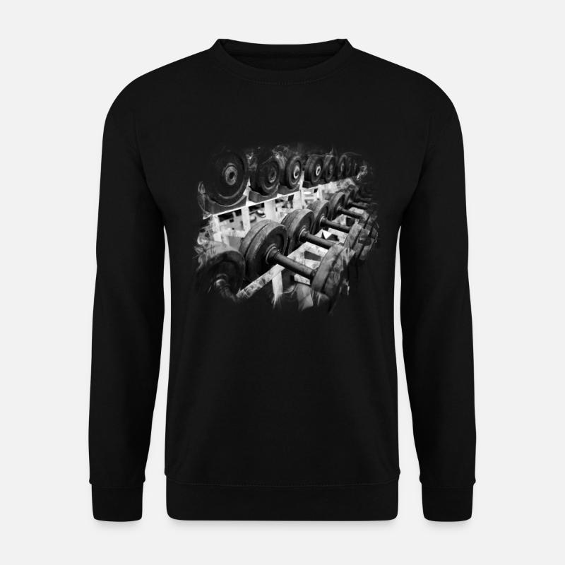 Gym Hantel - Unisex Pullover - Schwarz