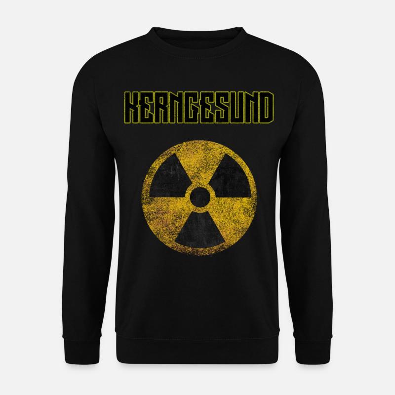 Kerngesund Retro Vintage - Unisex Pullover - Schwarz