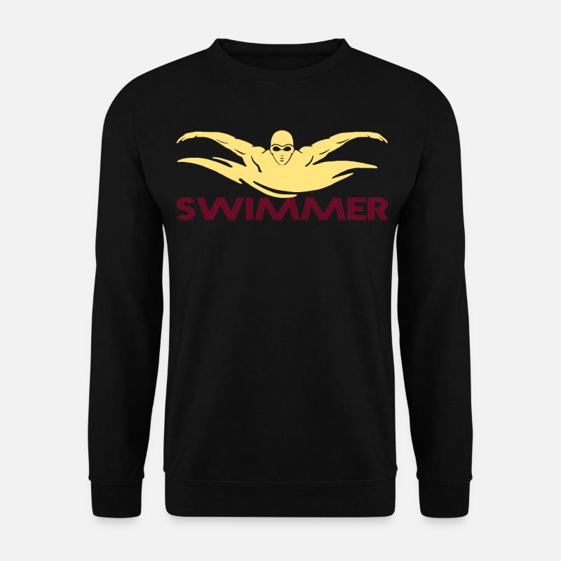 Swimmer - Unisex Pullover - Schwarz