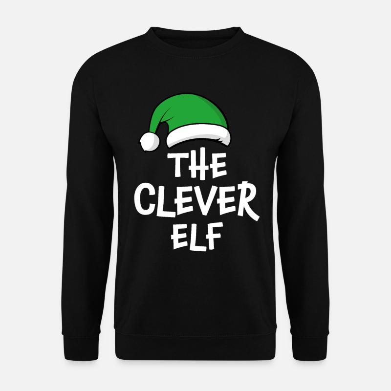 L’Elfe intelligent - Sweat-shirt Unisexe - noir