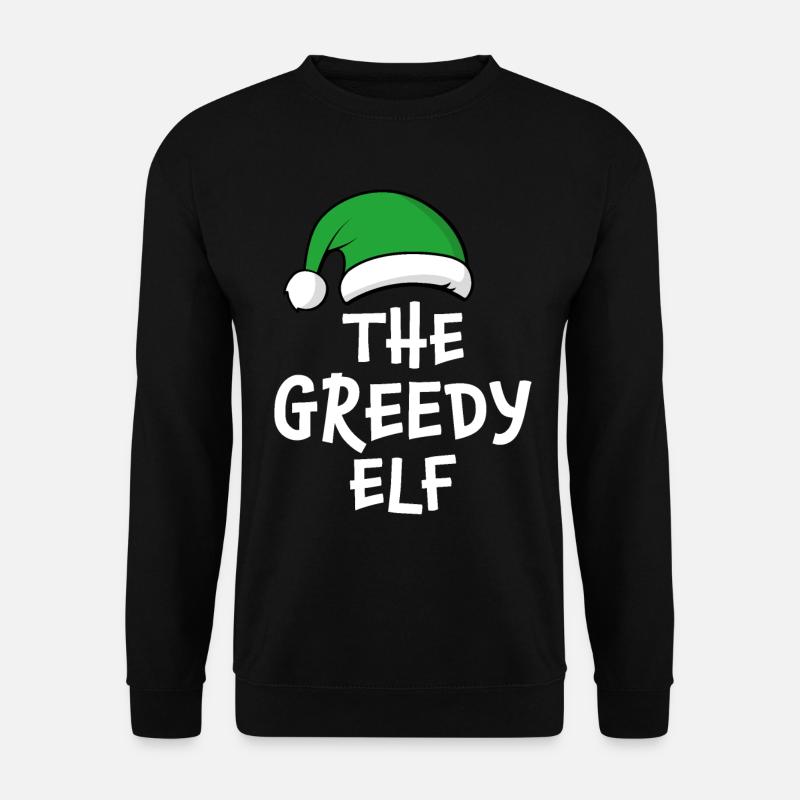 The Greedy Elf - Unisex Sweatshirt - black