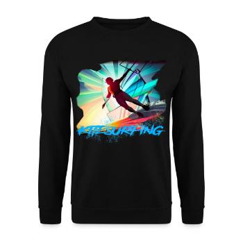 Kitesurfing - Unisex Pullover - Schwarz - Vorne - Alina (178cm) & Michal (187cm)