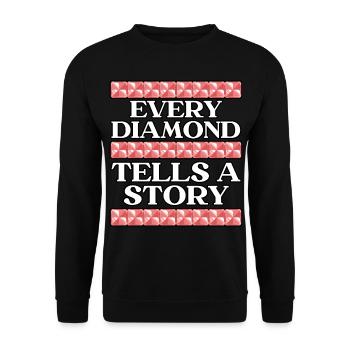 Outils de peinture au diamant Diamond Painter - Sweat-shirt Unisexe - noir - Devant - Alina (178cm) & Michal (187cm)