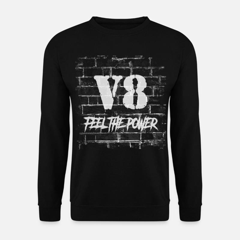 V8 - Unisex Pullover - Schwarz