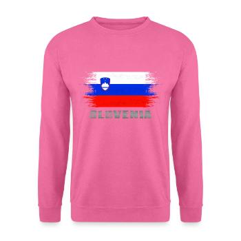 Slowenien - Unisex Pullover - Pink - Vorne