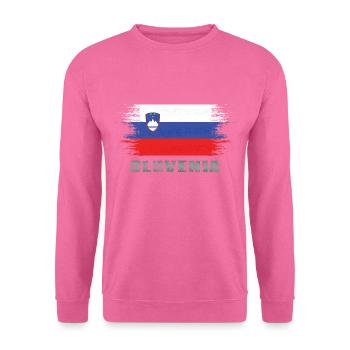 Slowenien - Unisex Pullover - Pink - Vorne