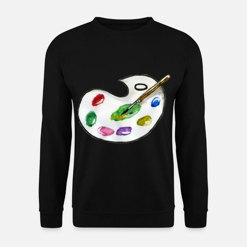 Farbpalette - Unisex Pullover - Schwarz