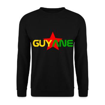Guyane - Sweat-shirt Unisexe - noir - Devant - Alina (178cm) & Michal (187cm)
