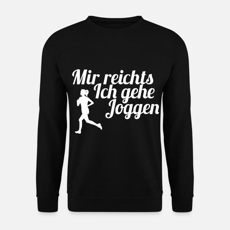 Läufer Laufen Joggen - Unisex Pullover - Schwarz