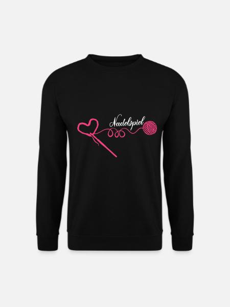 Häkeln Nähen - Unisex Pullover - Schwarz