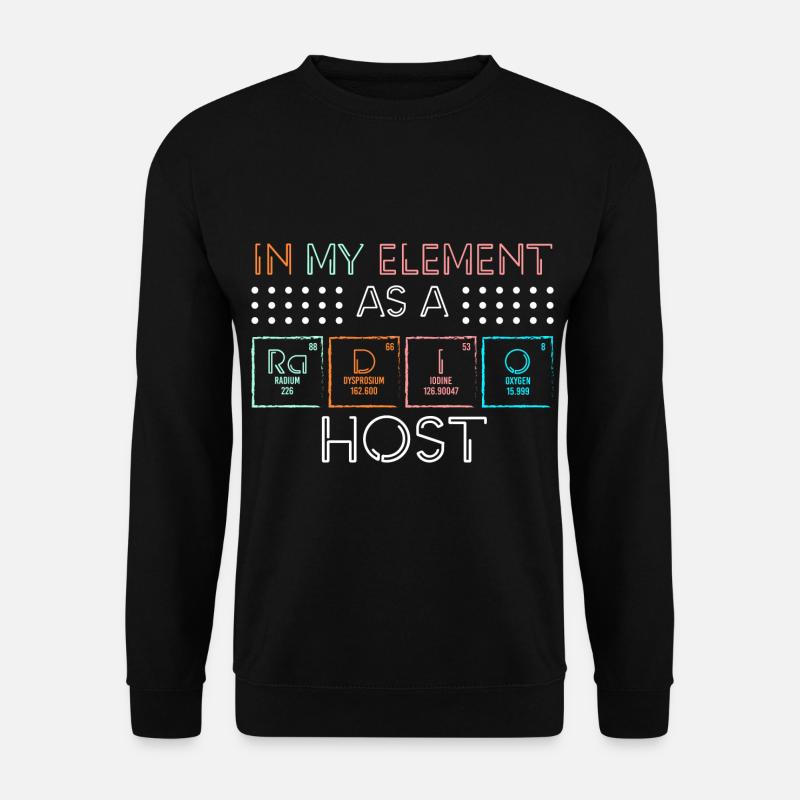 Podcast Announcement Speaker Broadcast - Unisex Sweatshirt - black