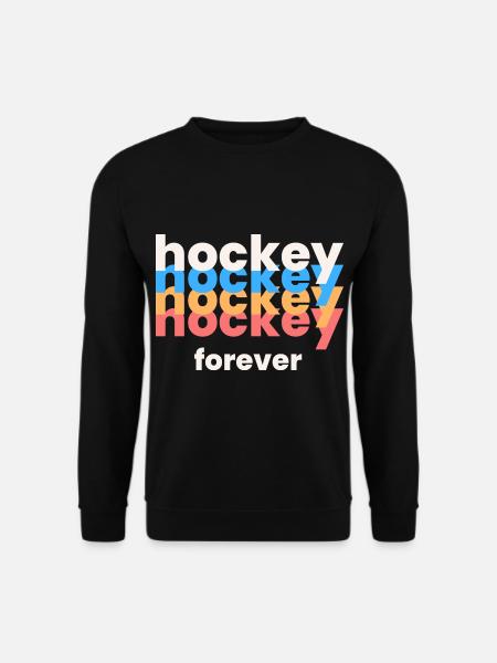 Ewiges Eishockey - Unisex Pullover - Schwarz