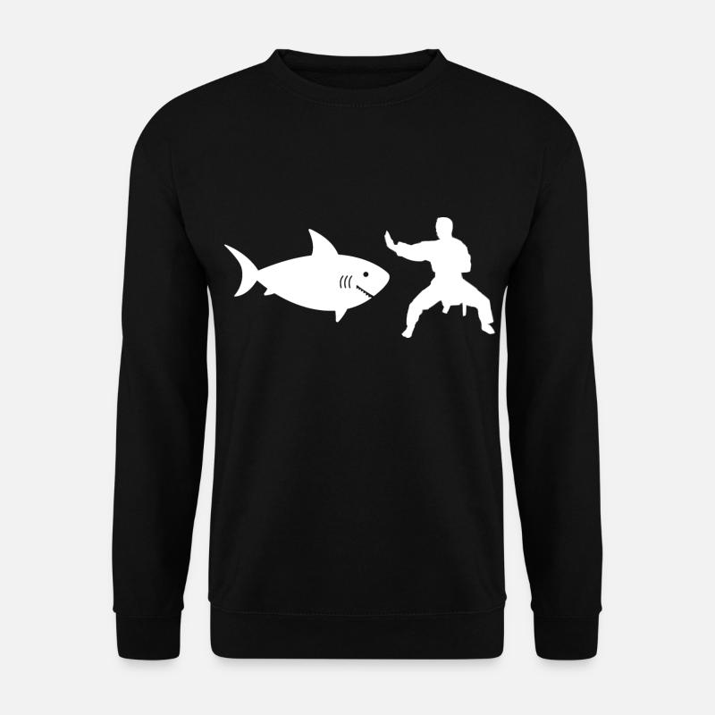 Shark Karate - Unisex Sweatshirt - black