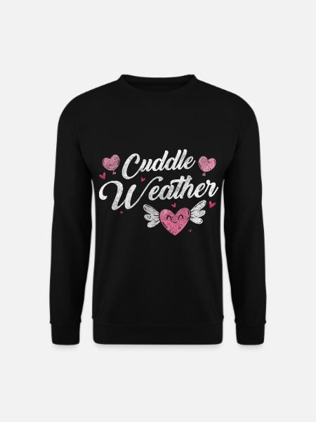 Relationship Partner Cuddly Tenderness - Unisex Sweatshirt - black