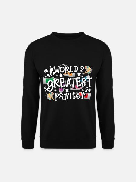 Farben Arbeit Malermeister - Unisex Pullover - Schwarz