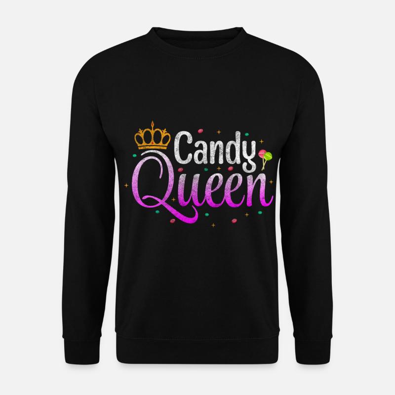 Candy Cupcake Lollipop - Unisex Sweatshirt - black