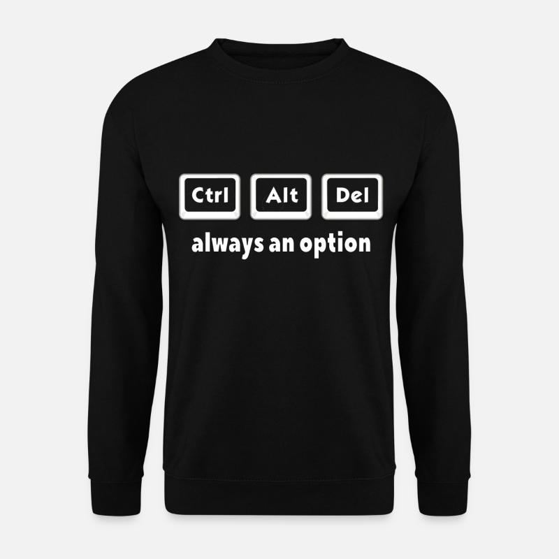 Computer keyboard - Unisex Sweatshirt - black
