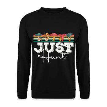 Cueilleurs de champignons et amis champignons - Sweat-shirt Unisexe - noir - Devant - Alina (178cm) & Michal (187cm)