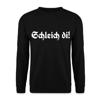 Schleich di Bayern Bavarian Bayer Funny humor - Unisex Sweatshirt - black - Front - Alina (178cm) & Michal (187cm)