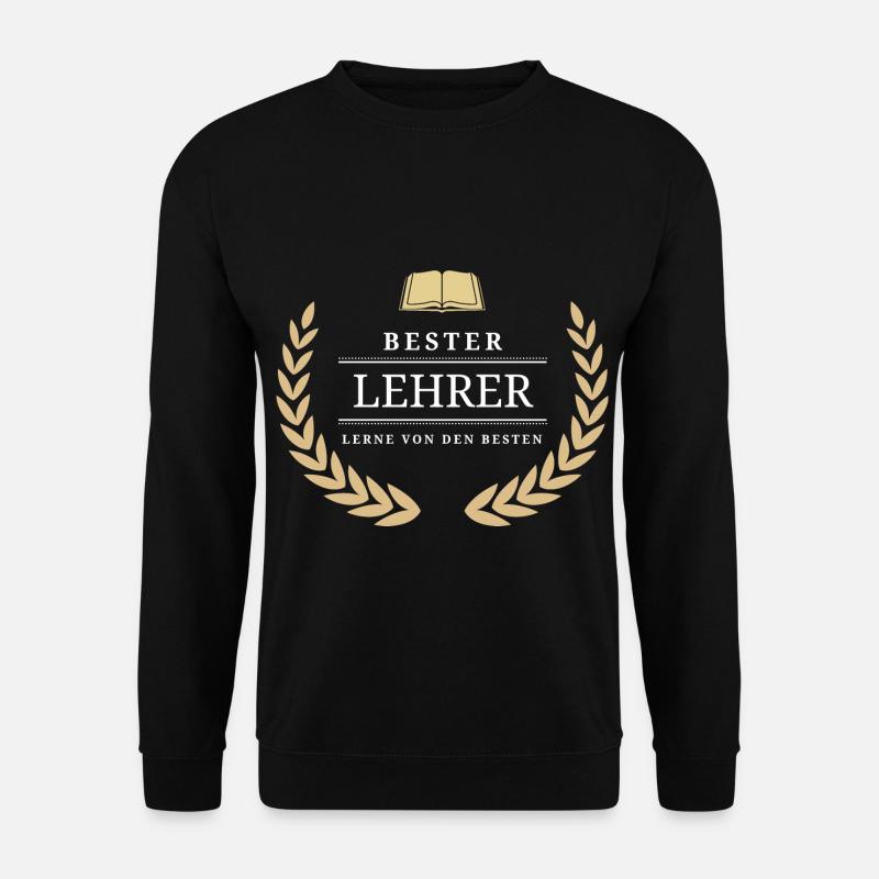 Bester Lehrer T-Shirt - Unisex Pullover - Schwarz