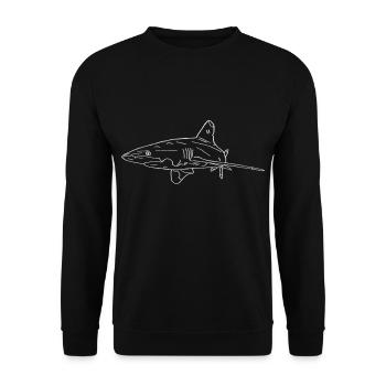 Hai - Unisex Pullover - Schwarz - Vorne - Alina (178cm) & Michal (187cm)