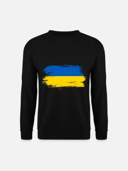 Ukraine flag - Unisex Sweatshirt - black