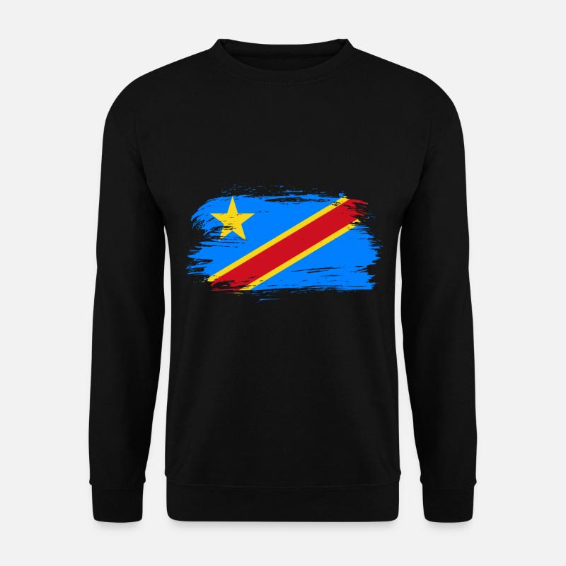 Drapeau du Congo - Sweat-shirt Unisexe - noir