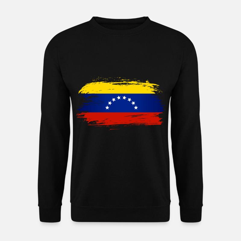 Venezuela Flagge Fahne - Unisex Pullover - Schwarz