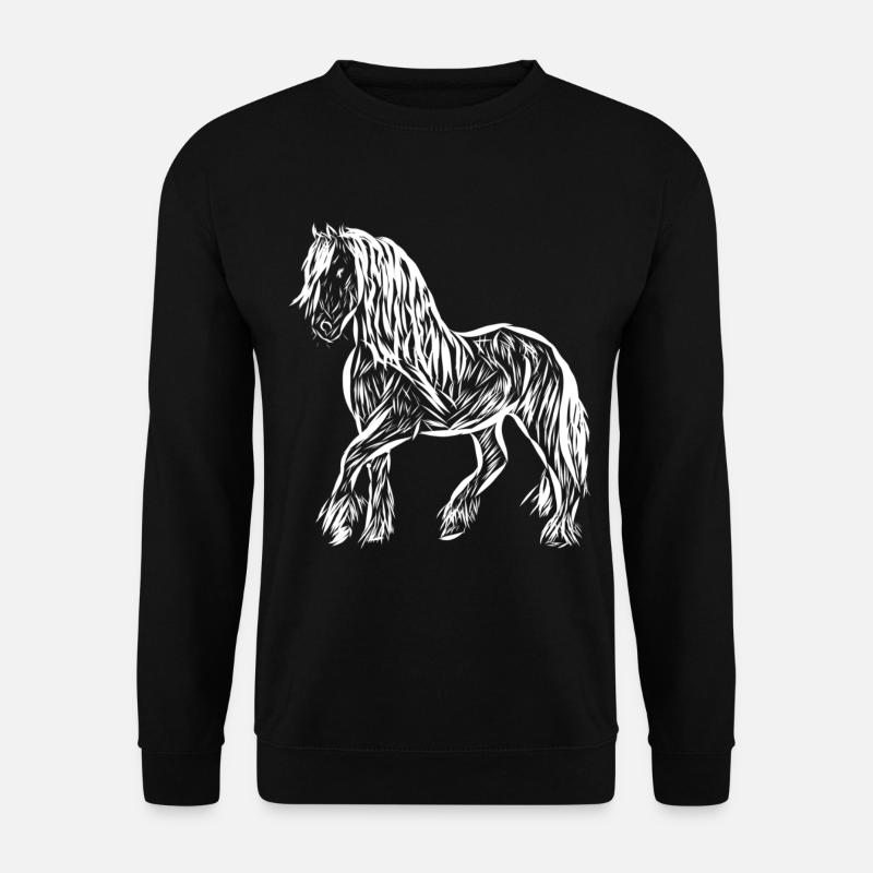 Horse - Unisex Sweatshirt - black
