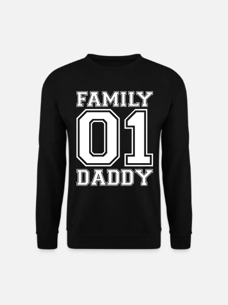 Family Daddy Number One - Unisex Sweatshirt - black
