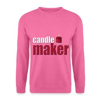 Kerzenmacher Kerzen Kerze - Unisex Pullover - Pink - Vorne