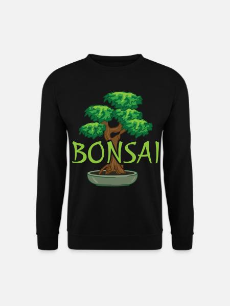 Bonsai in a pot - Unisex Sweatshirt - black