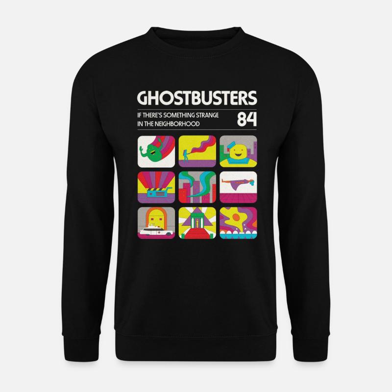Ghostbusters Retro '84 Tiles - Unisex Sweatshirt - black